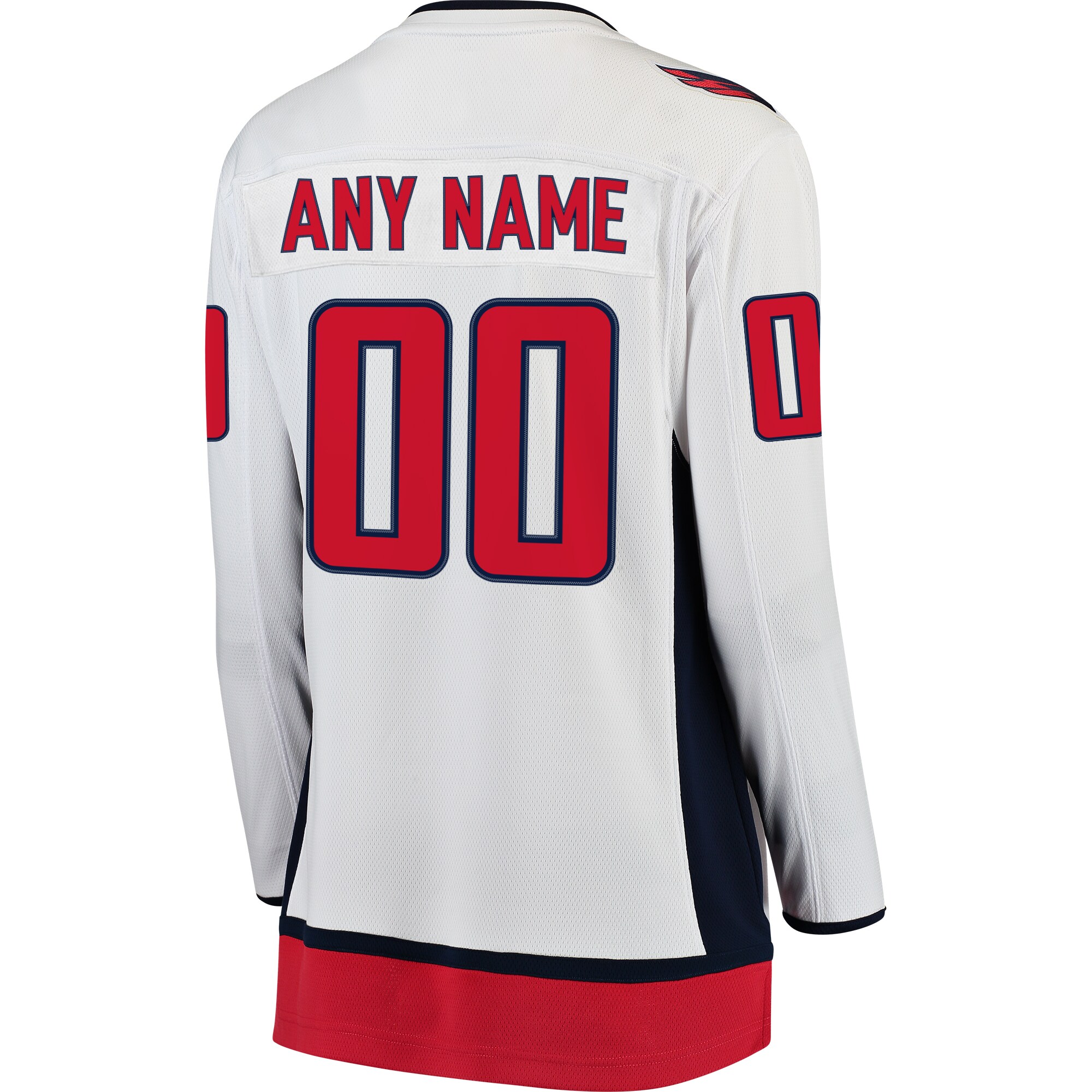 Washington Capitals Fanatics Women’s Away Breakaway Custom Jersey – White