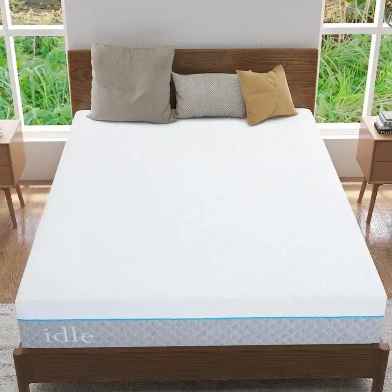 12-Inch Cooling Gel Memory Foam Mattress – Medium-Firm. CertiPUR-US Certified. Bed-in-a-Box