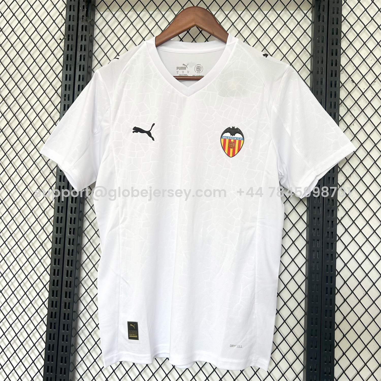 Valencia 25-26 Home Unsponsored Jersey - Fans Version