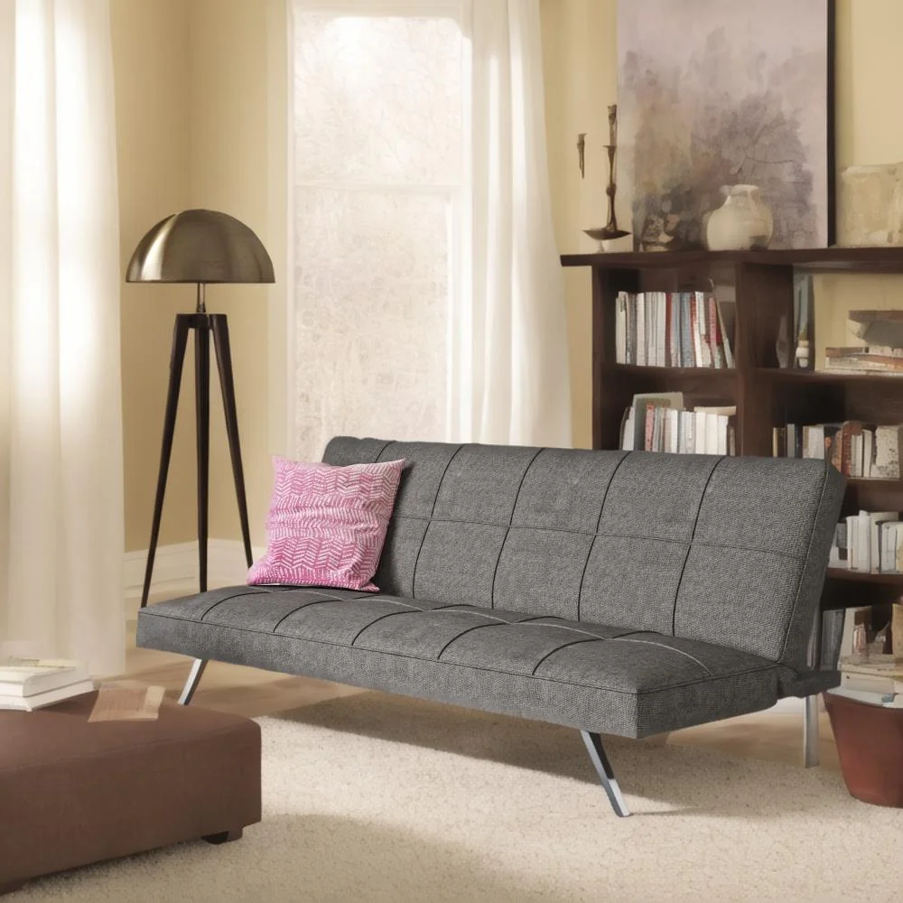 METAL FRAME, STAINLESS LEG, FUTON, SOFA BED