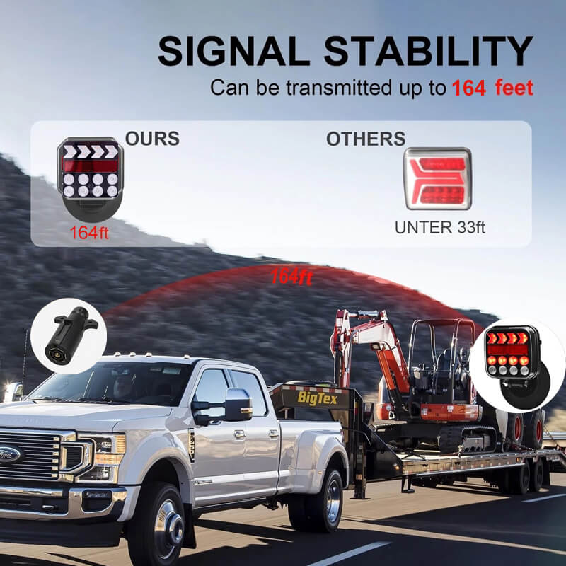 Magnetic Wireless Trailer Lights