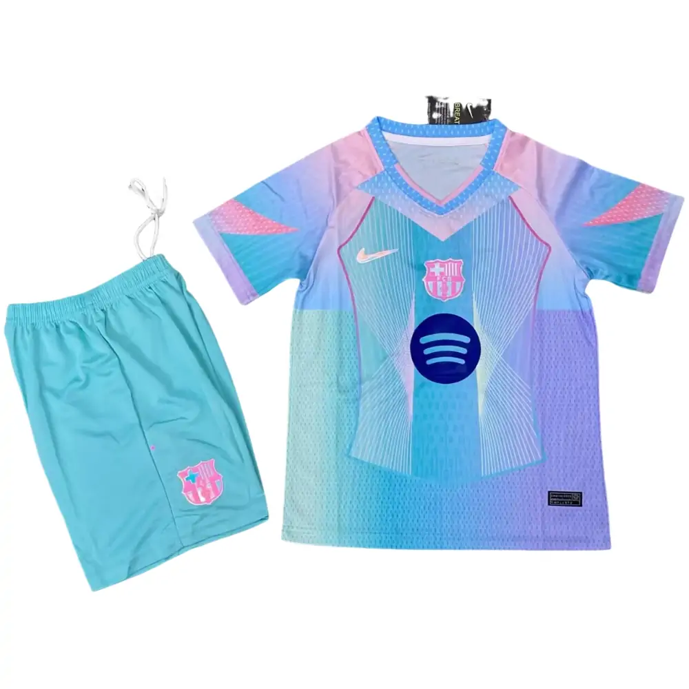 2025-2026 Barcelona Special Edition Blue - Children's Jersey