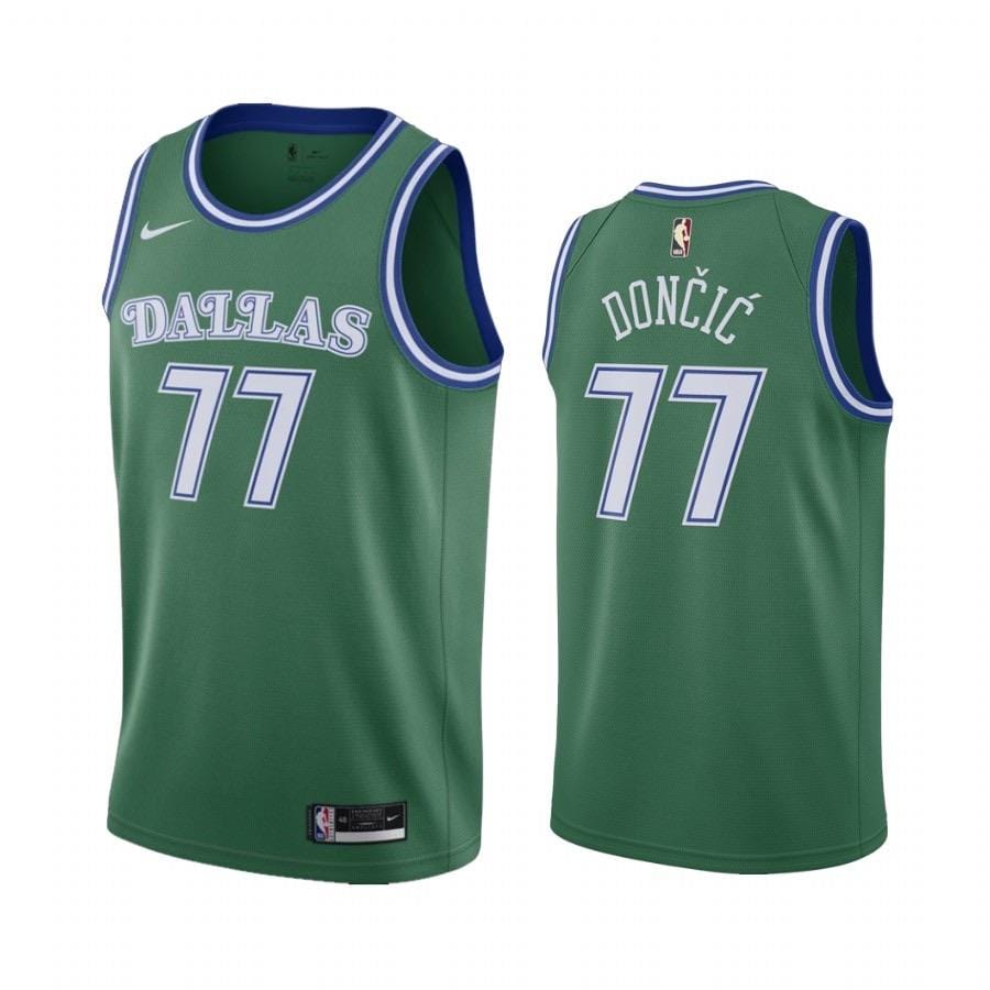 Luka Doncic Dallas Mavericks Throwback Jersey