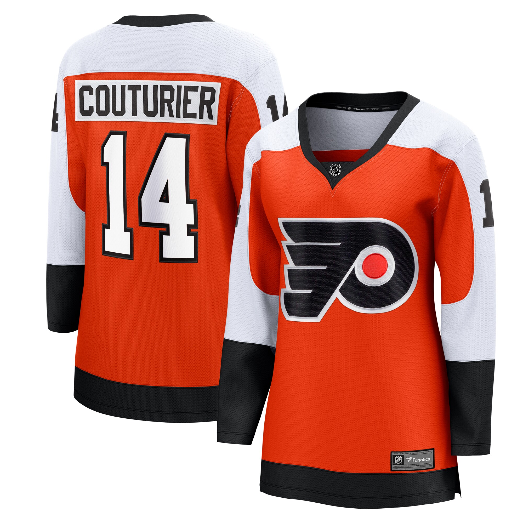 Sean Couturier Philadelphia Flyers Fanatics Women’s Home Breakaway   Jersey – Orange