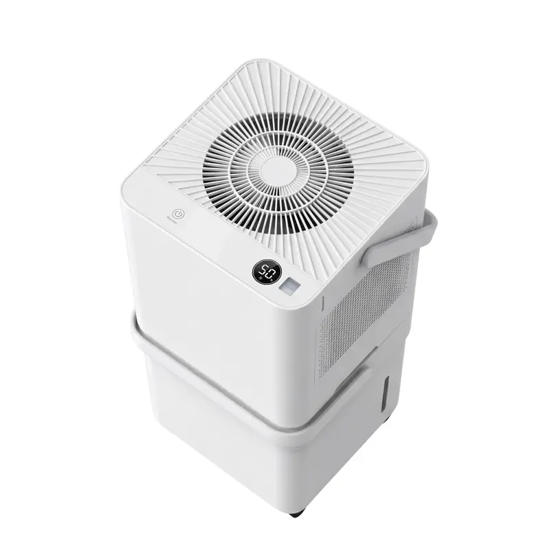 12L WiFi-Enabled Dehumidifier – Continuous Drain. App Control. Large-Home Ready