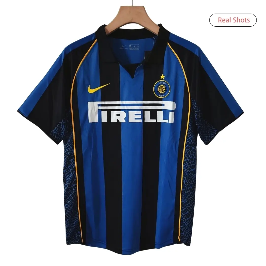 Inter Milan 2001/02 Home Retro Football Jersey