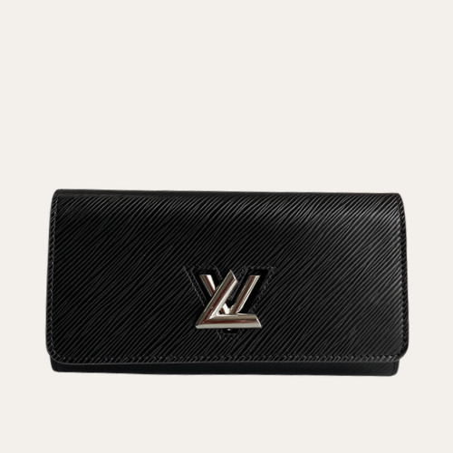Louis Vuitton Twist Wallet Epi Black 7.5 Inches M67510