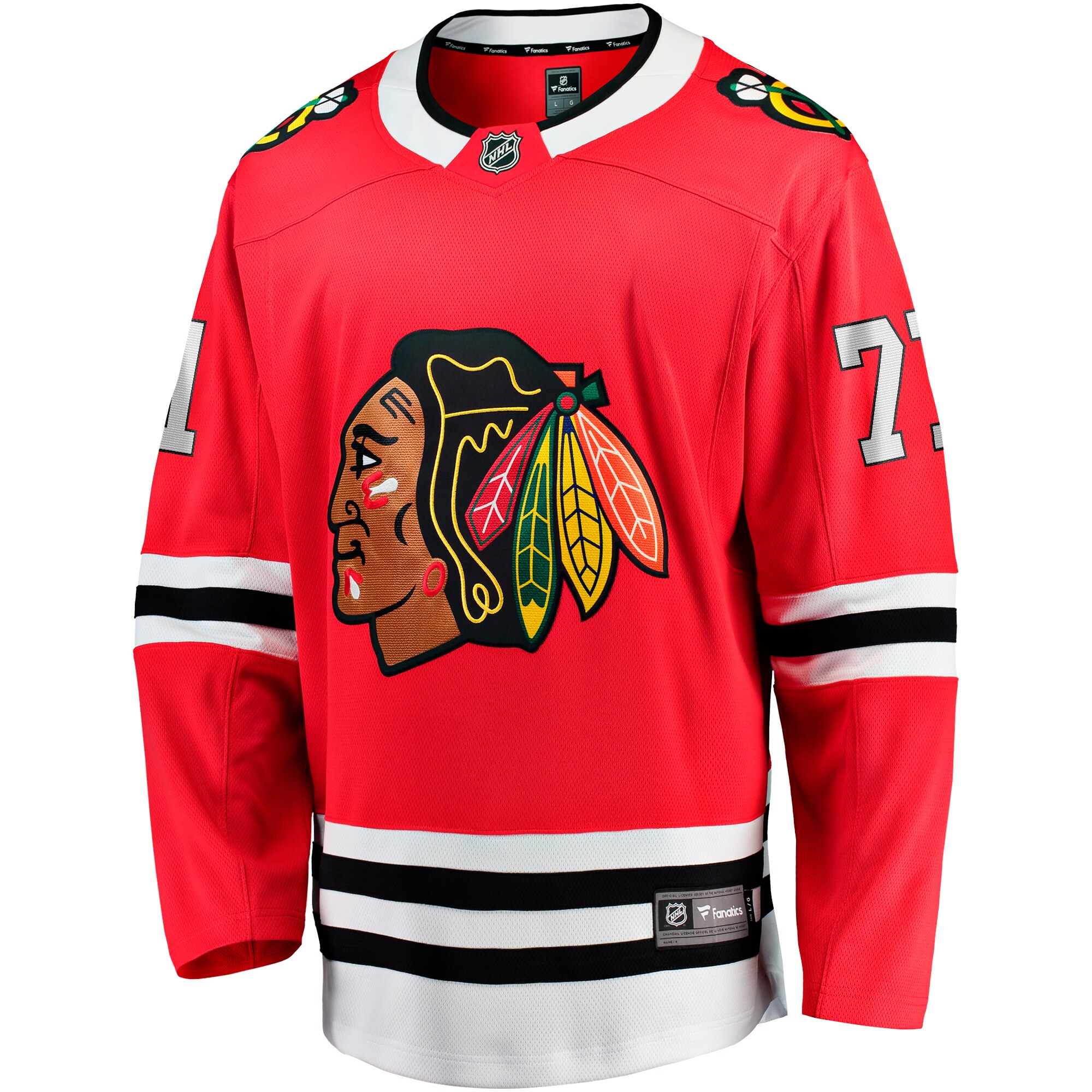 Taylor Hall Chicago Blackhawks Fanatics Home Breakaway   Jersey – Red