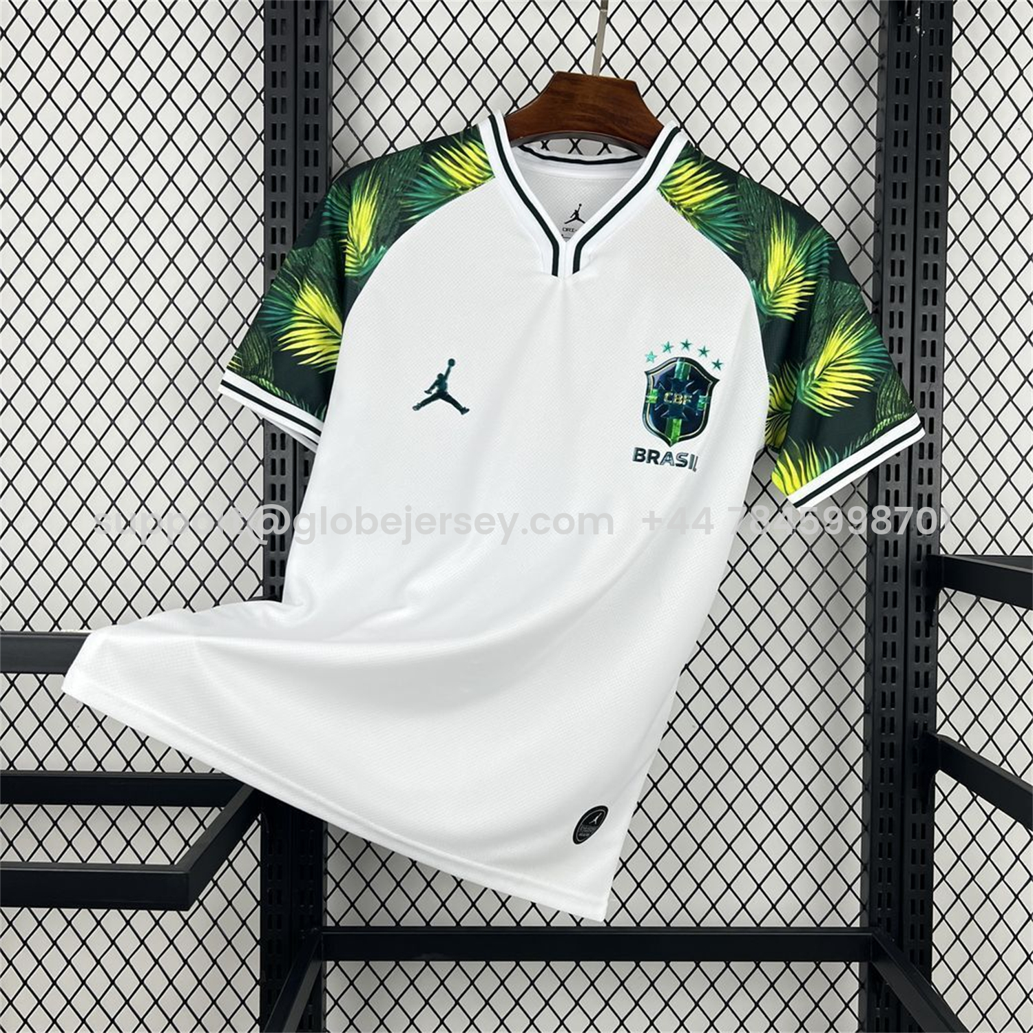 Brazil 2026 White With Green Special Jersey - Fans Version