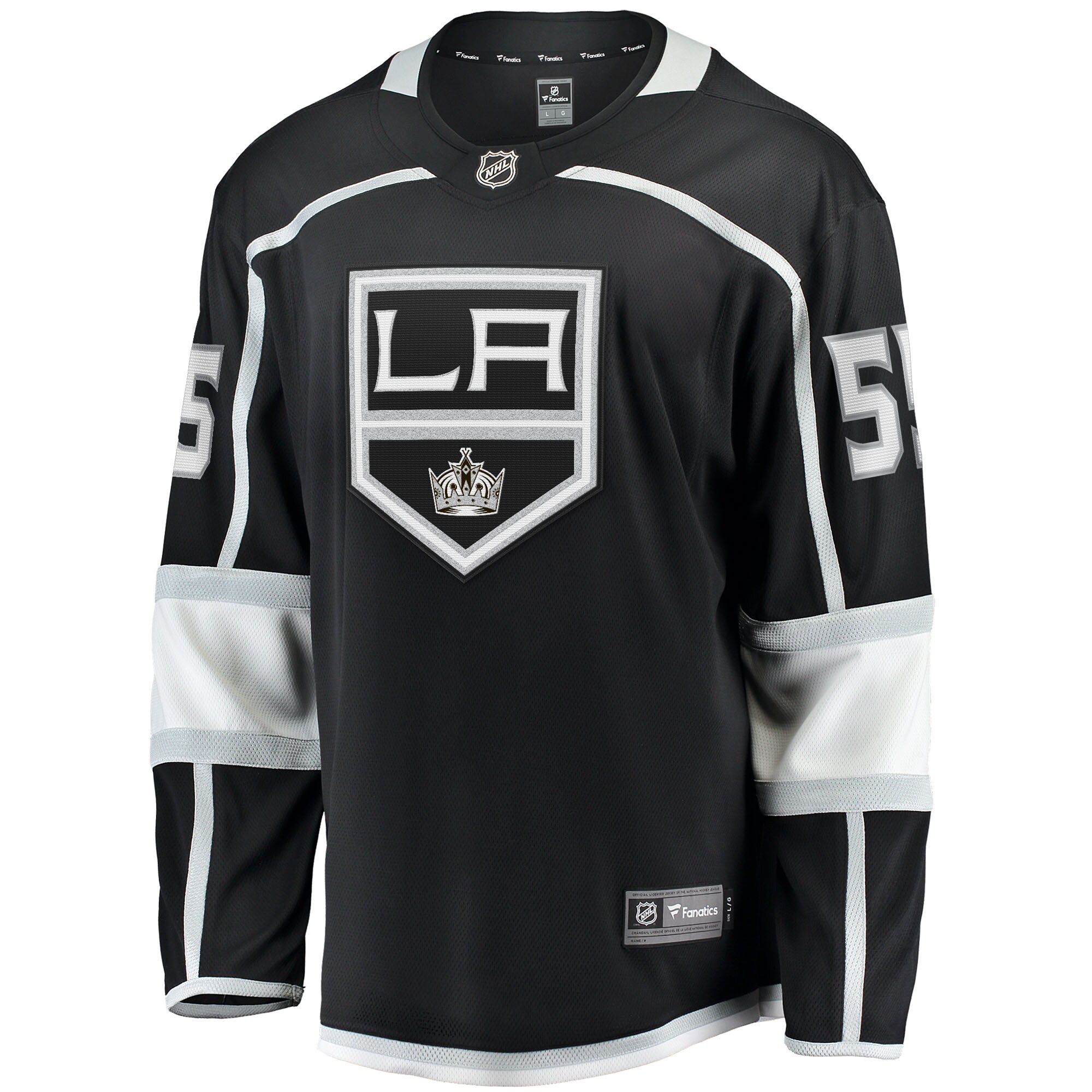 Quinton Byfield Los Angeles Kings Fanatics Home Team Breakaway   Jersey – Black