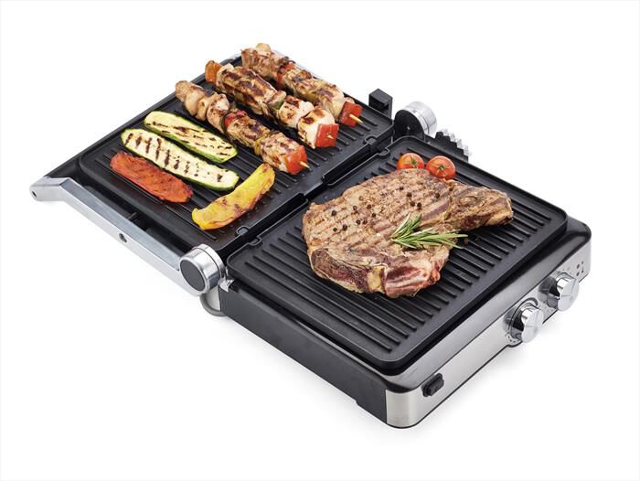 ARIETE - Griglia elettrica GRILL & TASTE 1918-nero, acciaio inossidabile