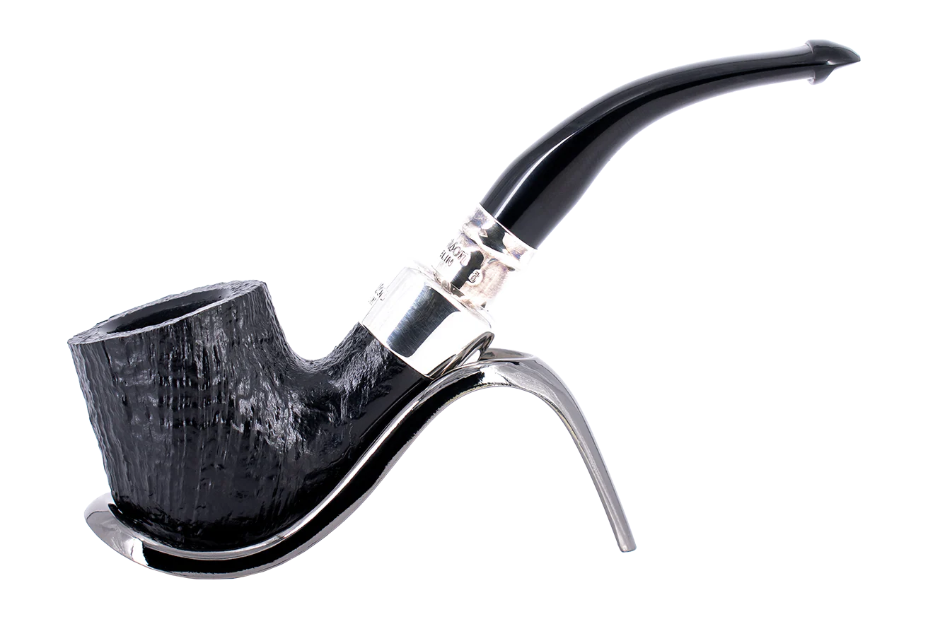Peterson of Dublin System Spigot Sandblasted Briar Pipe - Shape 301
