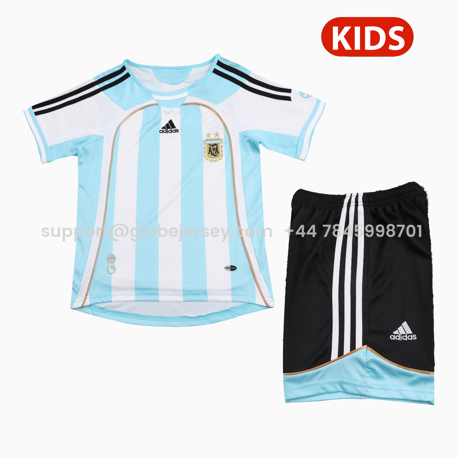 Retro Argentina 2006 Home Kids Kit