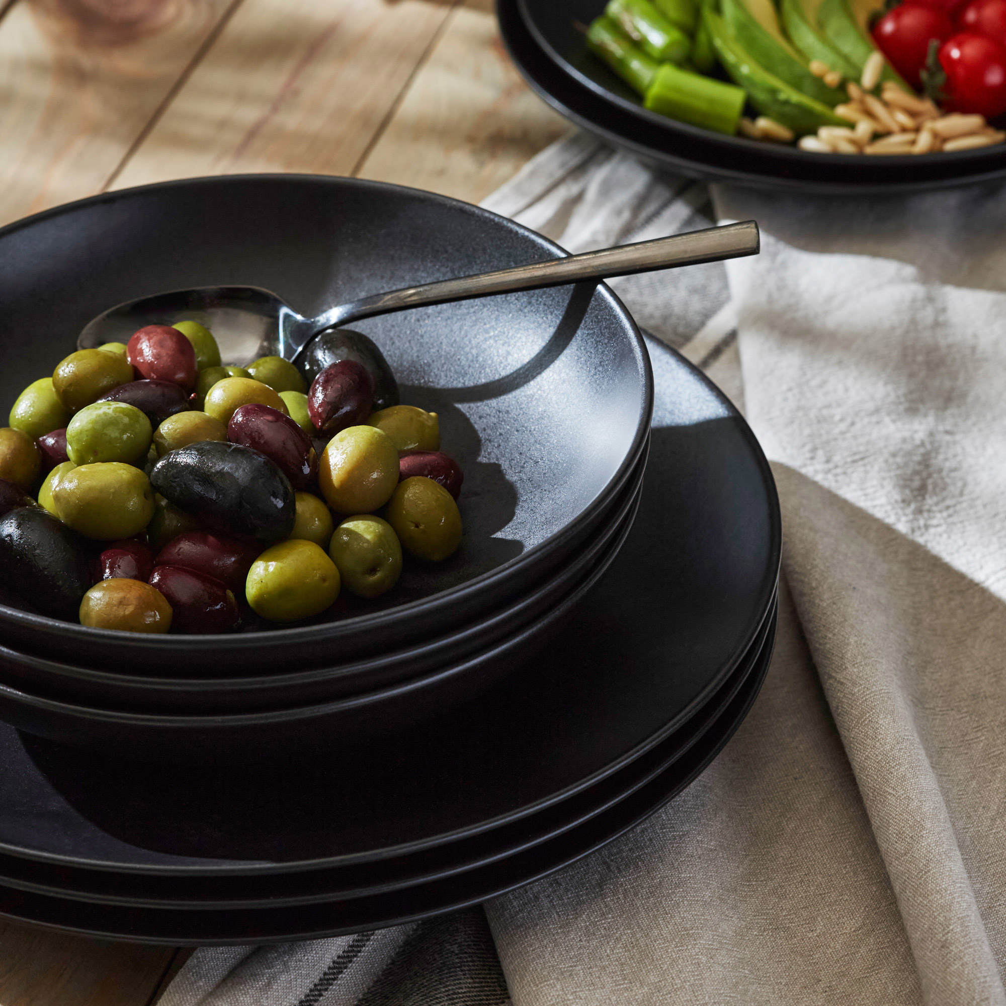 Porto by Stone + Lain Semplice 12-Piece Dinnerware Set