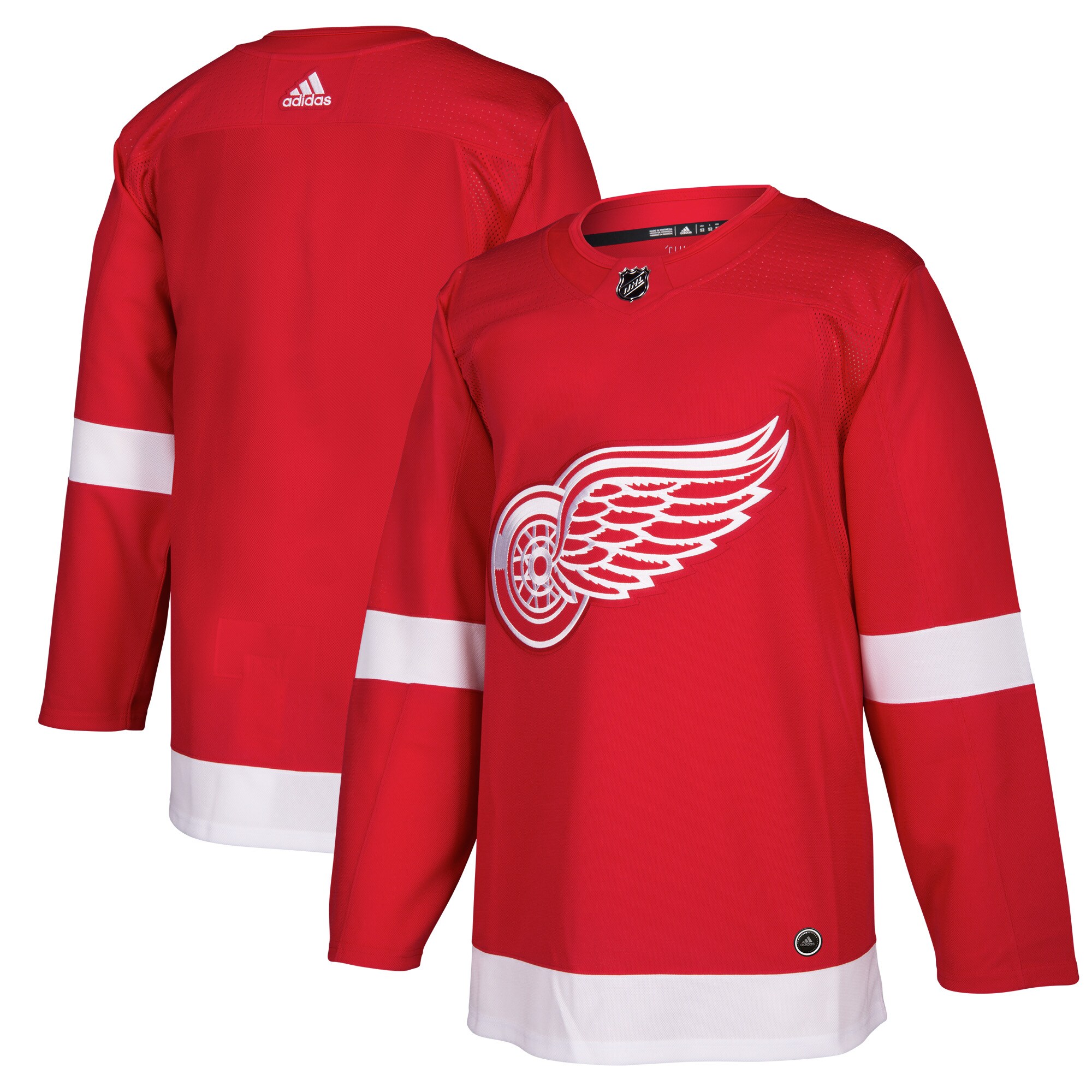 Detroit Red Wings  Home  Blank Jersey – Red