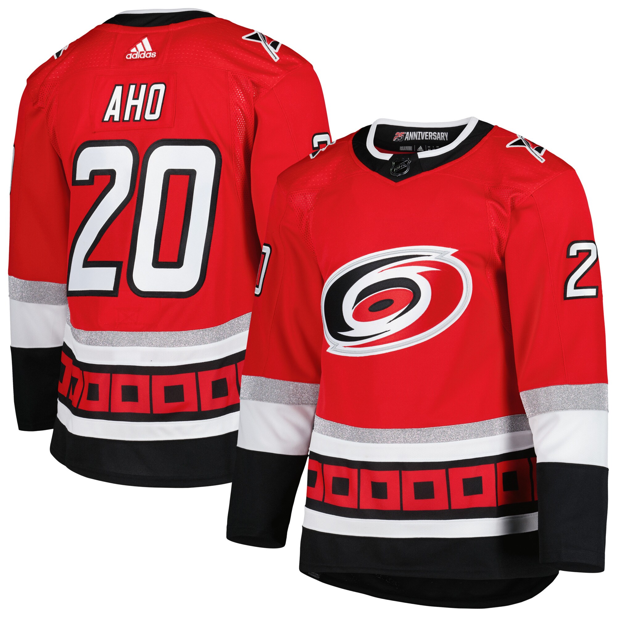 Sebastian Aho Carolina Hurricanes  Alternate Primegreen    Jersey – Red