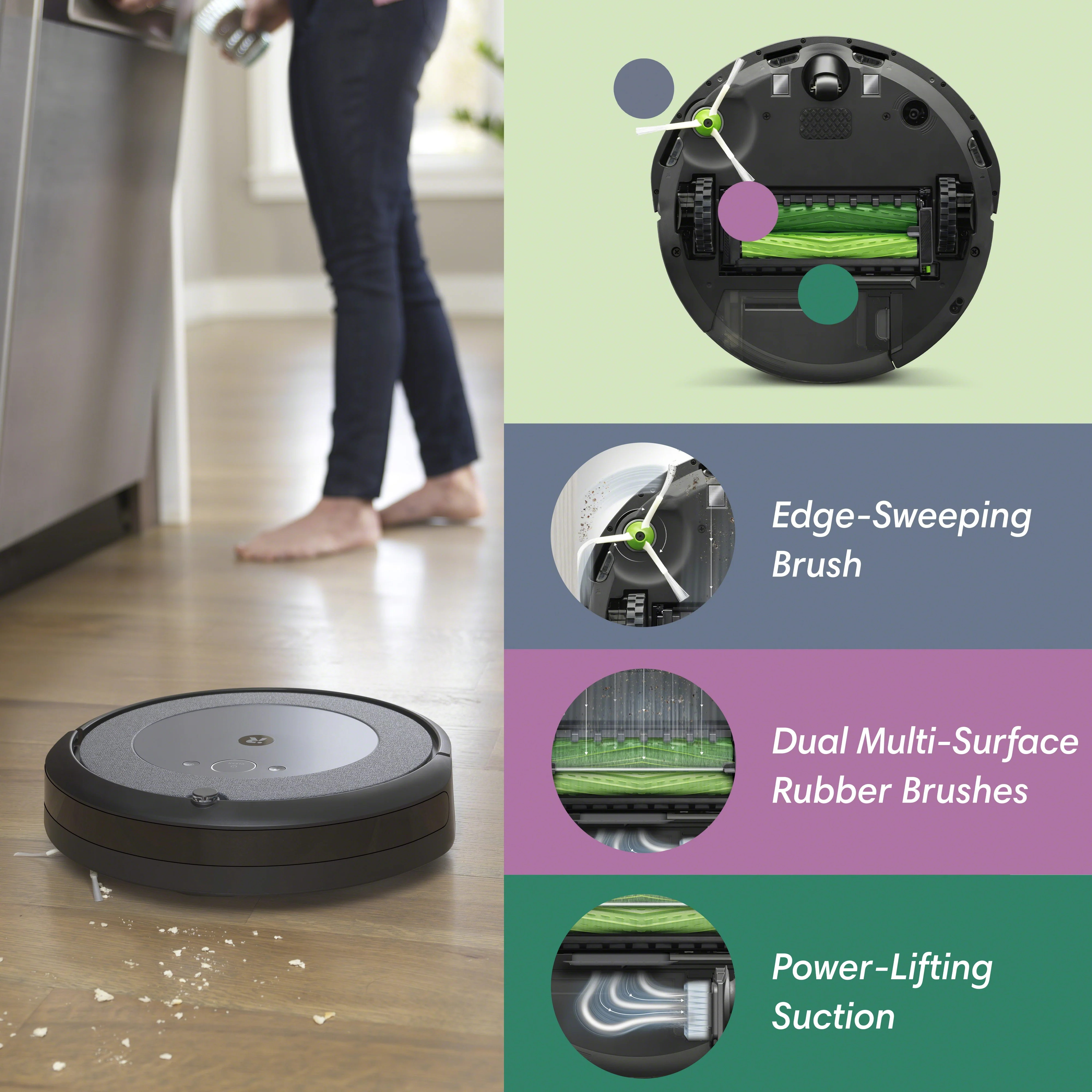 iRobot Roomba i4+ Robot Vacuum Self Emptying Smart Navigation Powerful Pick Up