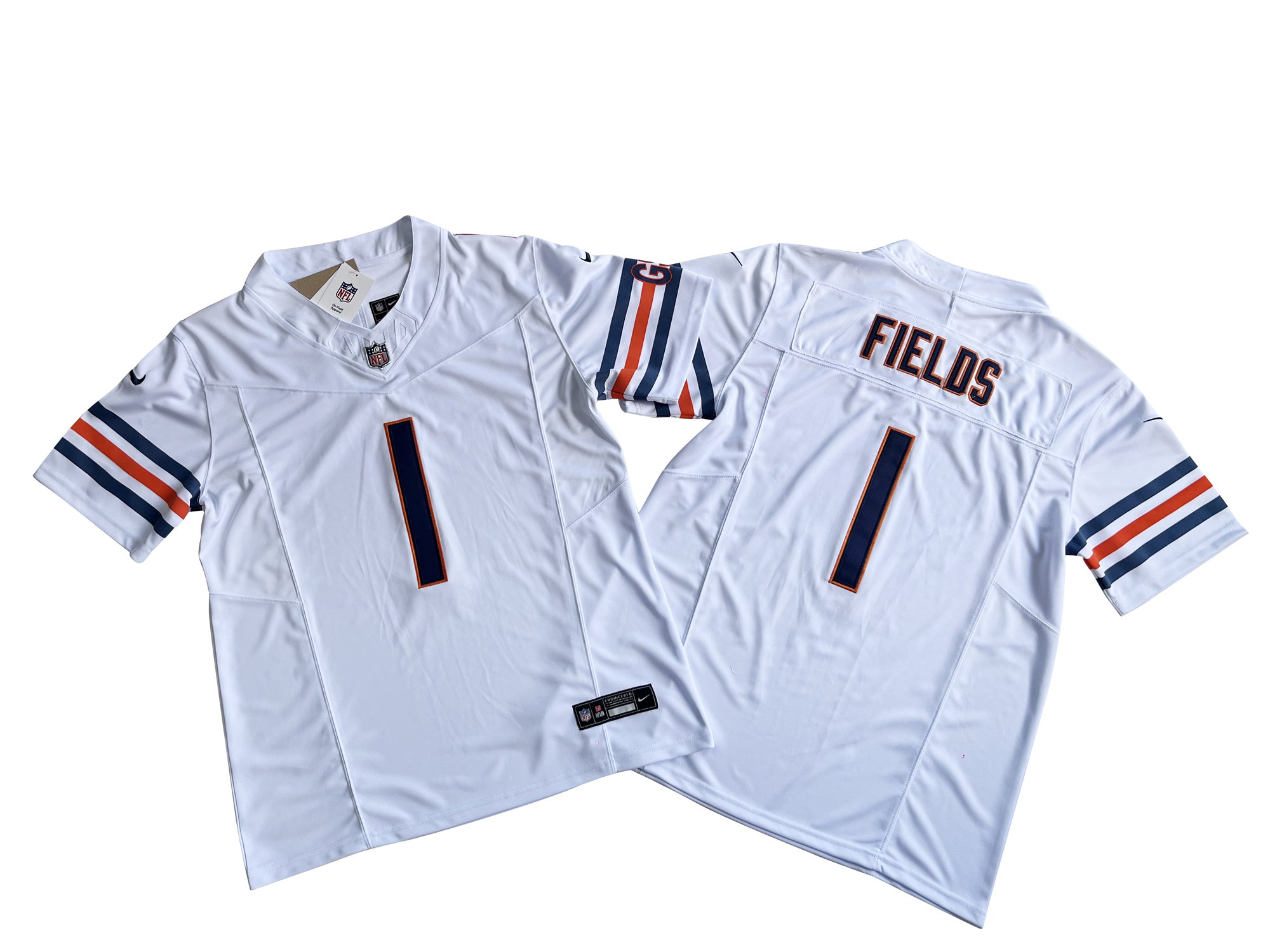 Chicago Bears 1# Justin Fields  Vapor F.U.S.E. Limited Jersey