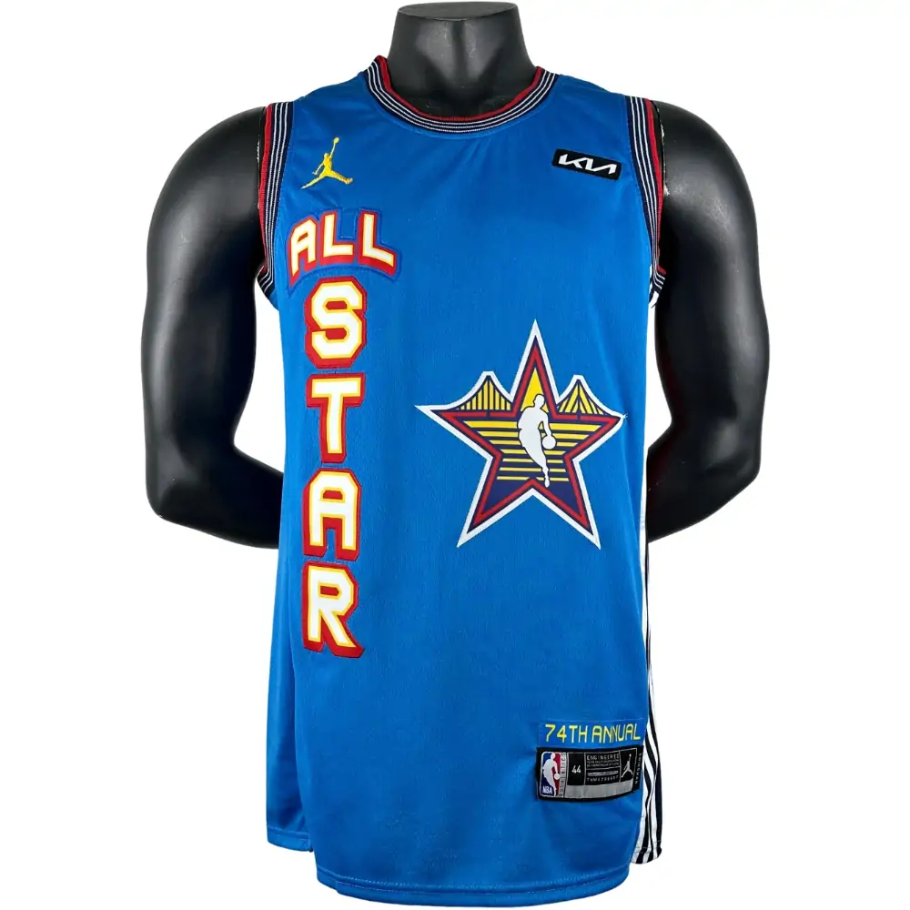 Embroidered 25th season All-Star Blue No. 35 Durant