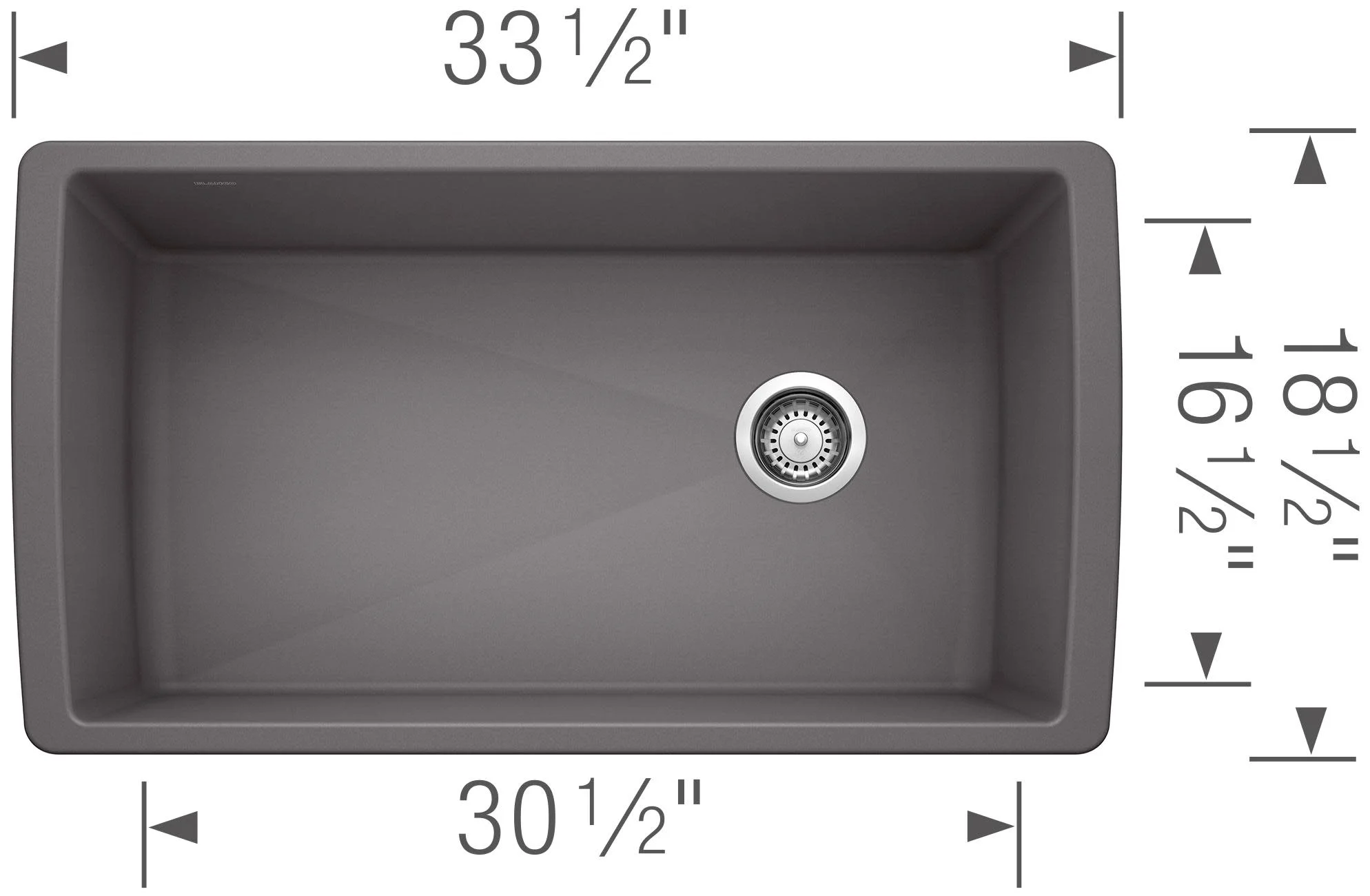 Blanco 442916: Diamond Collection 33.5