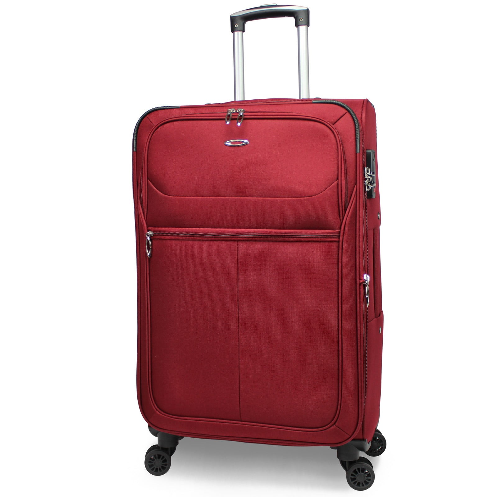 CalBags Kemyer Softside Lightweight 3-Piece Expandable Spinner Luggage Set - Black