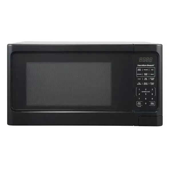 1.1 Cu Ft Black Digital Microwave Oven – Touchpad Interface for Quick. Precise Cooking