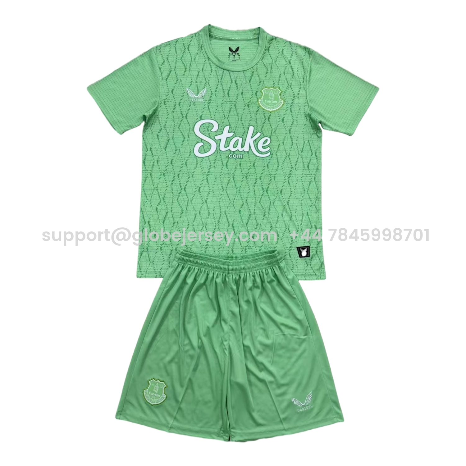 Everton 25-26 Green Goalkeeper Men's Adult Jersey Set - Fans Version