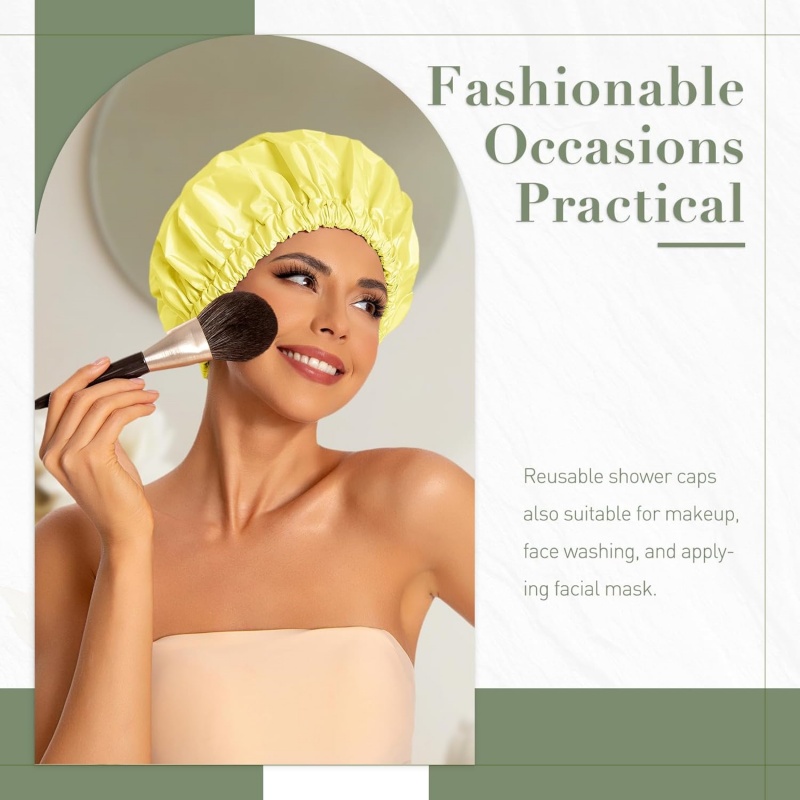 Reusable Shower Cap for Women