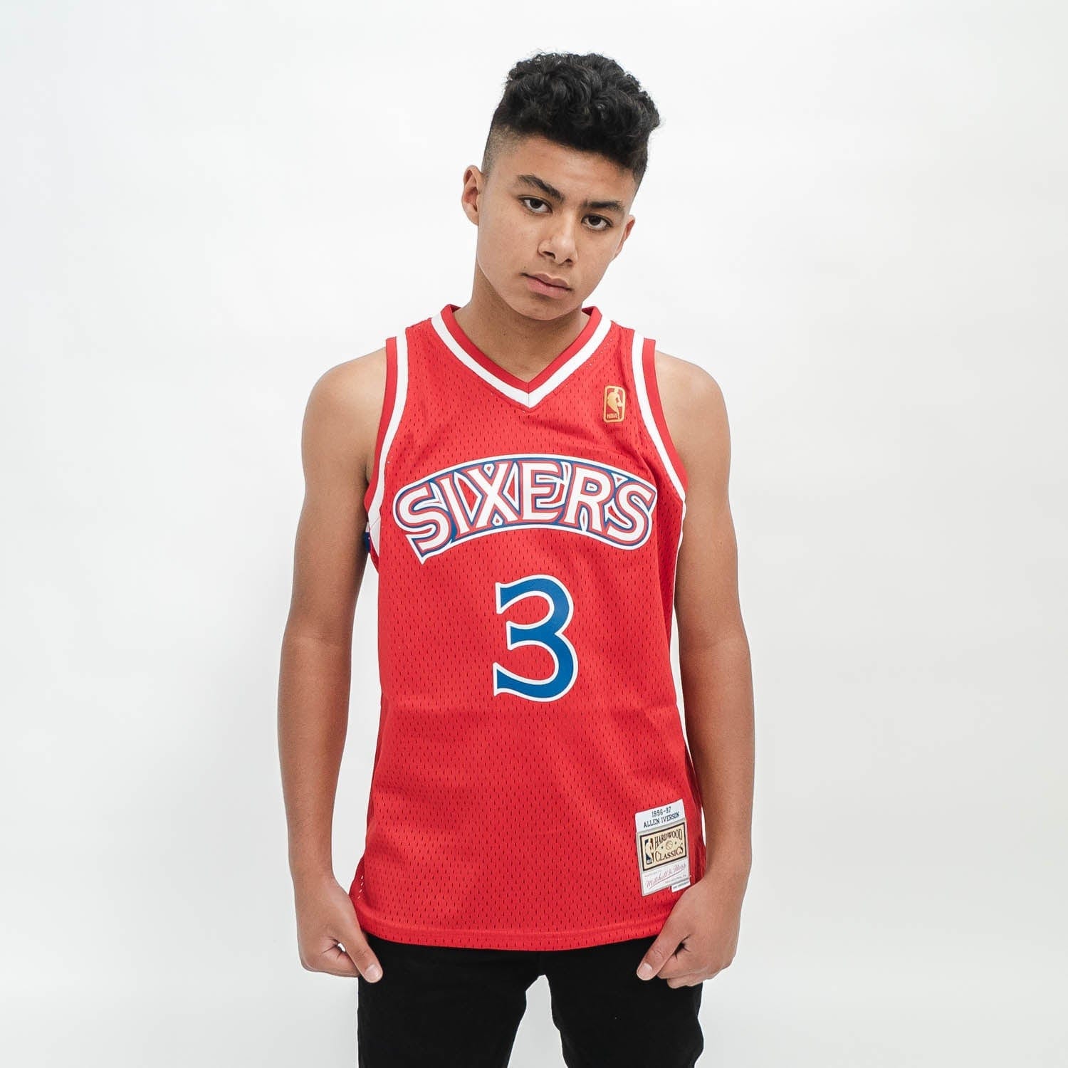 Allen Iverson Philadelphia 76ers HWC Youth NBA Swingman Jersey