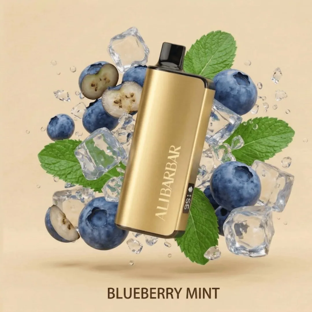 BLUEBERRY MINT - ALIBARBAR INGOT 9000 Puffs