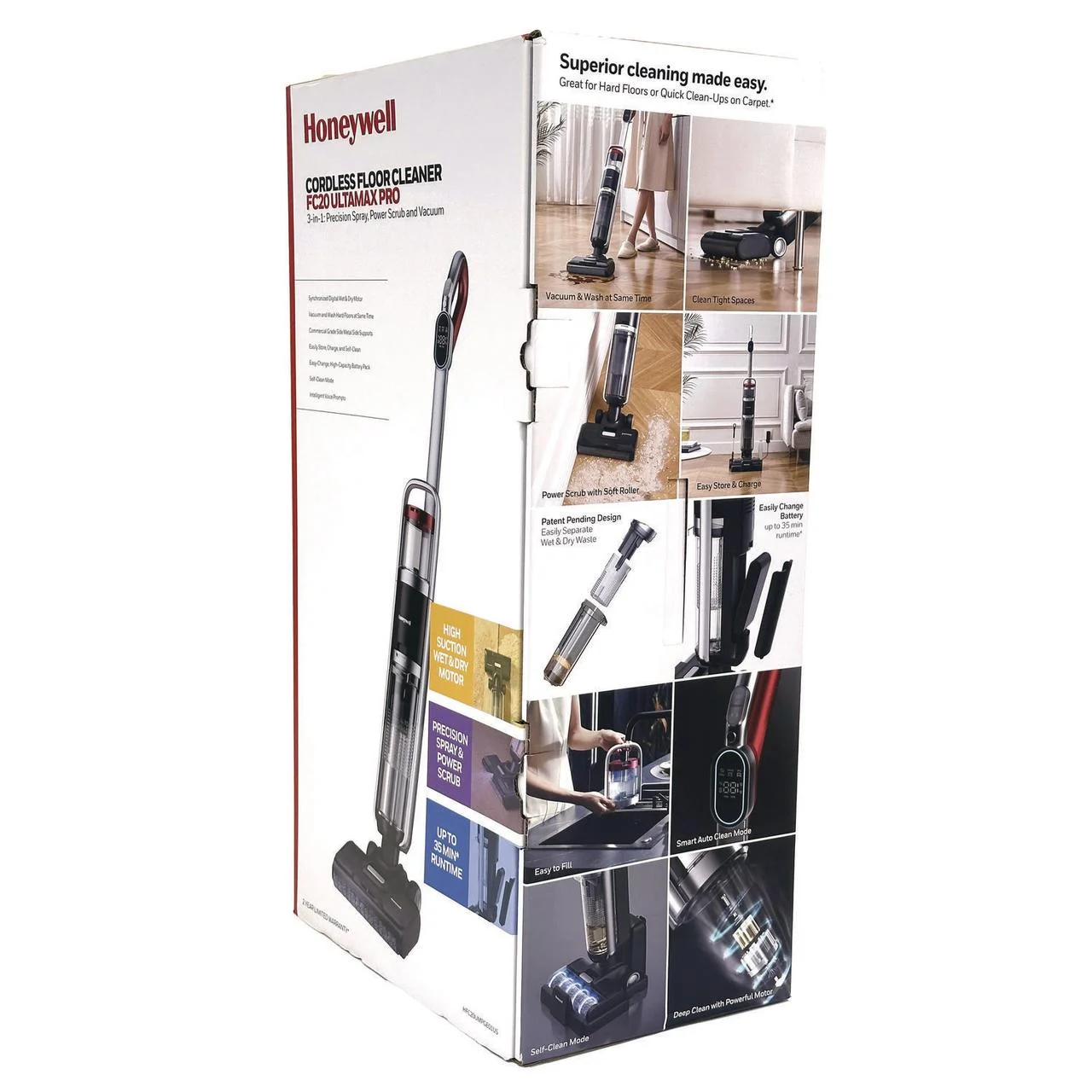 Honeywell Ultamax Elite FC20 Cordless Floor Cleaner, 13.5