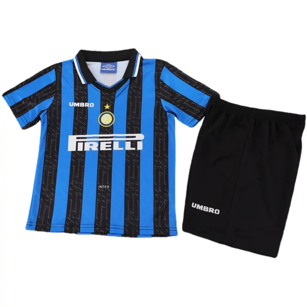 1997-98 Inter Milan Home Children's Jersey Set - Fans Edition