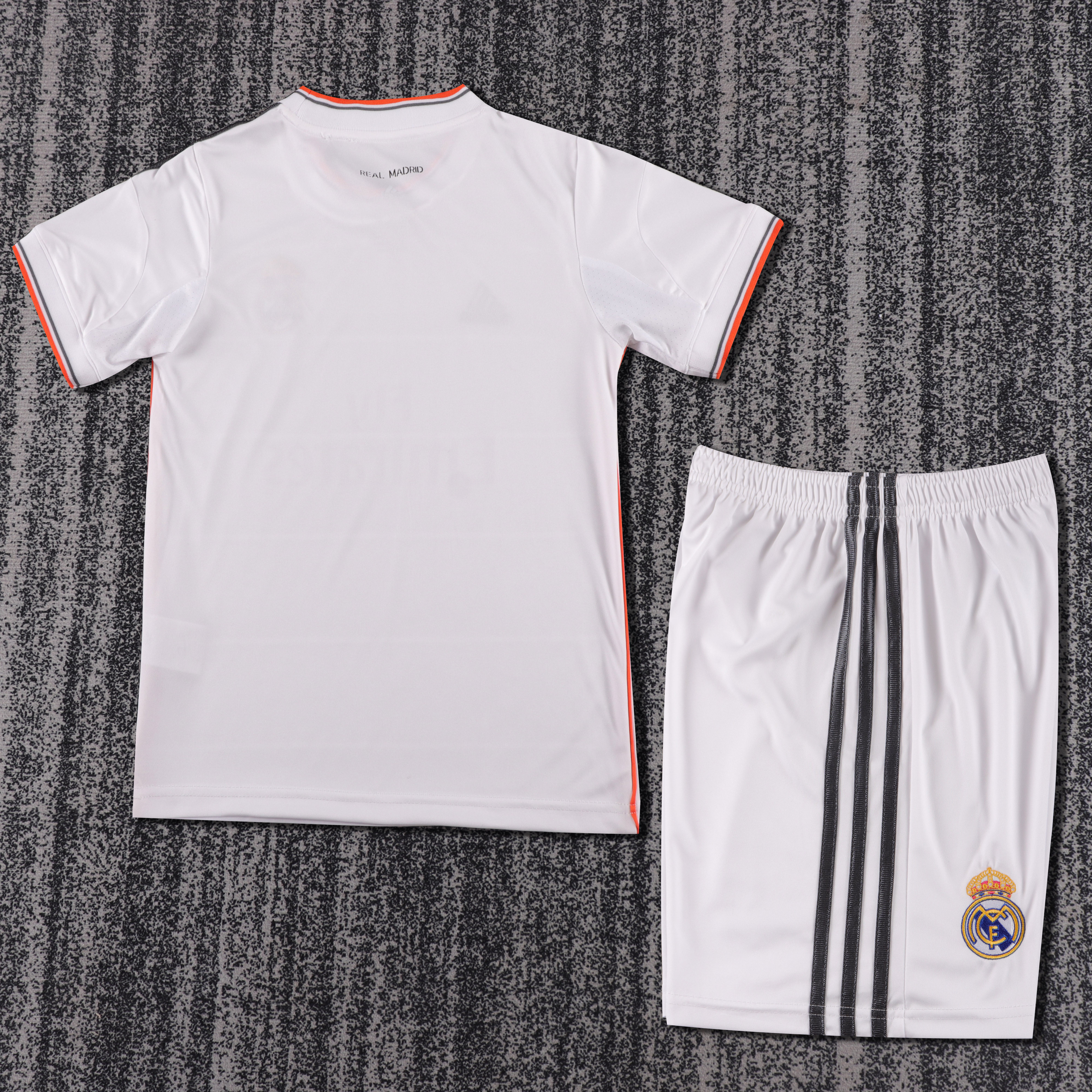 2013-14 Real Madrid Home Retro Children's Jersey Set - Fans Edition