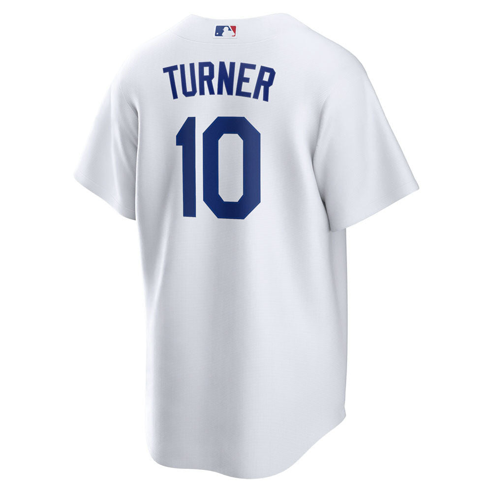 Men's Los Angeles Dodgers Justin Turner Home Player Name Jersey - White