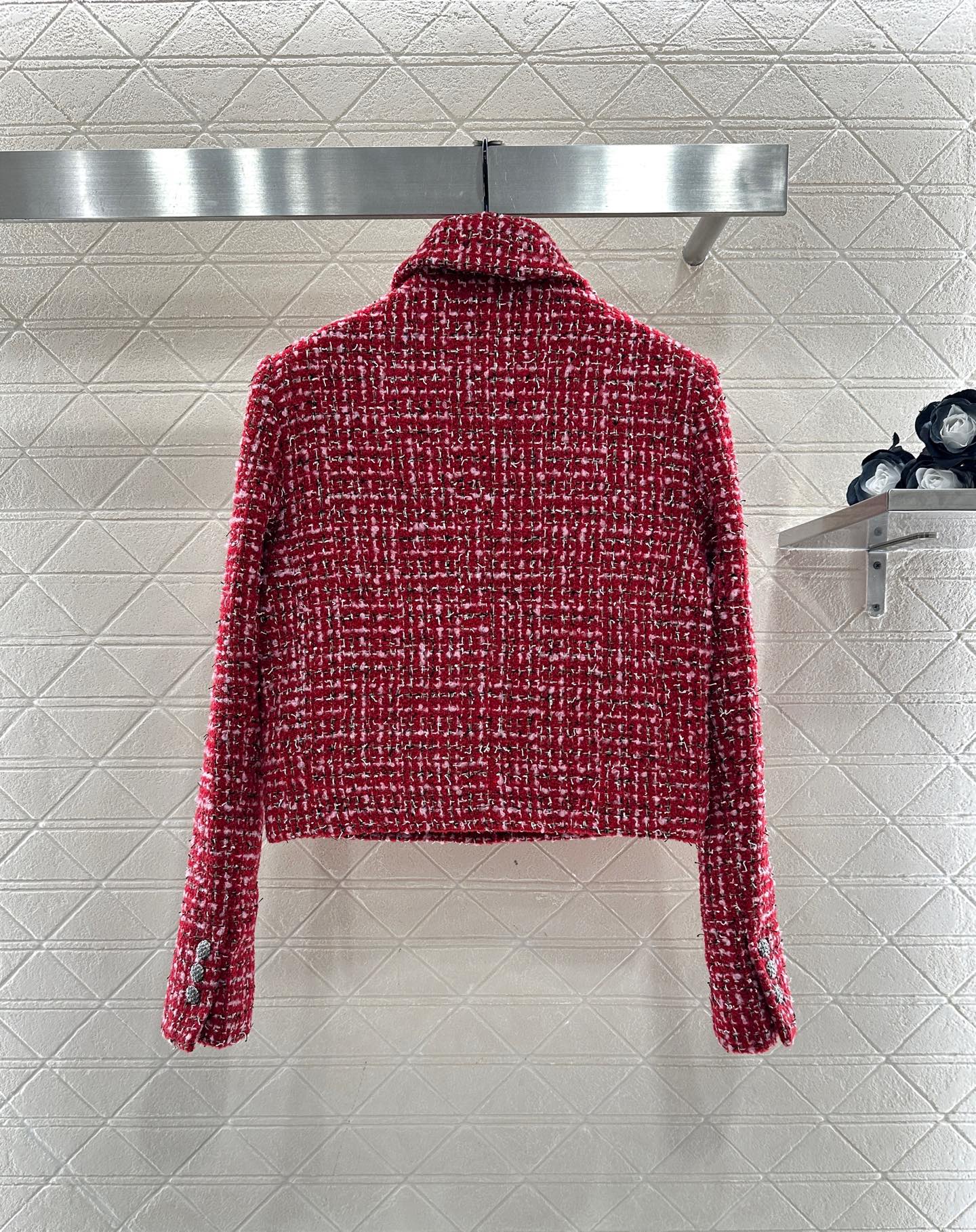 Camellia Brooch Collar Knitting