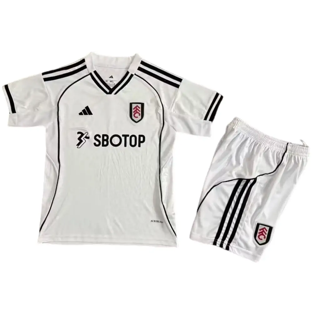 2025-26 Fulham Home Children's Jersey Set - Fans Edition