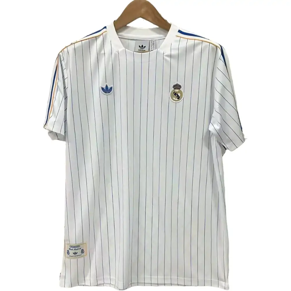 25-26 Real Madrid Retro White Jersey - Fan Edition