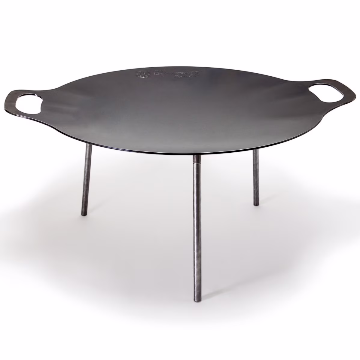 Petromax Campfire Griddle and Fire Bowl, Steel with 3 Removable Legs for Outdoor Campfire Cooking, Grilling and Frying or Build Fire Directly in Bowl, 15