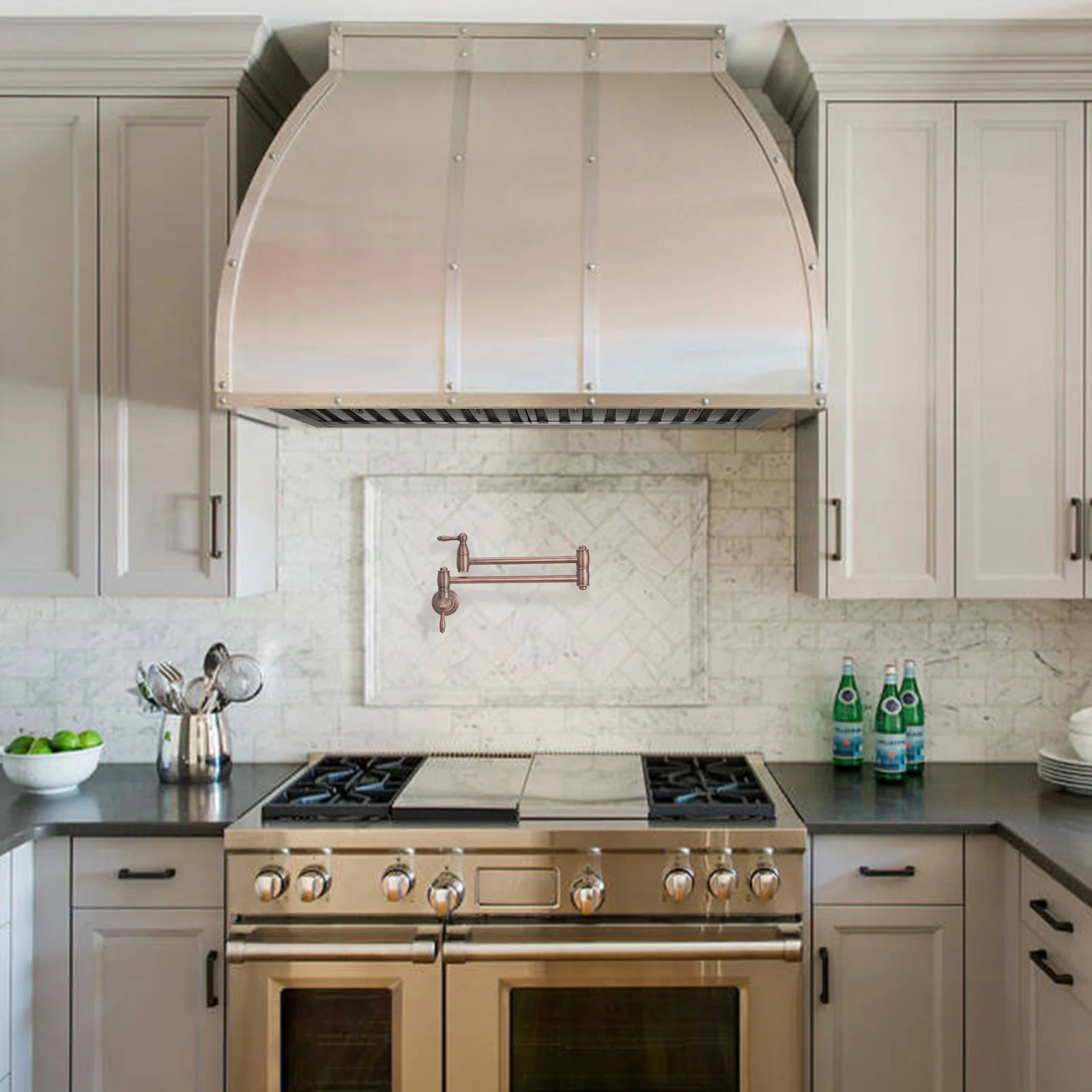 Akicon 48 Inch Range Hood Insert, Stainless Steel 8