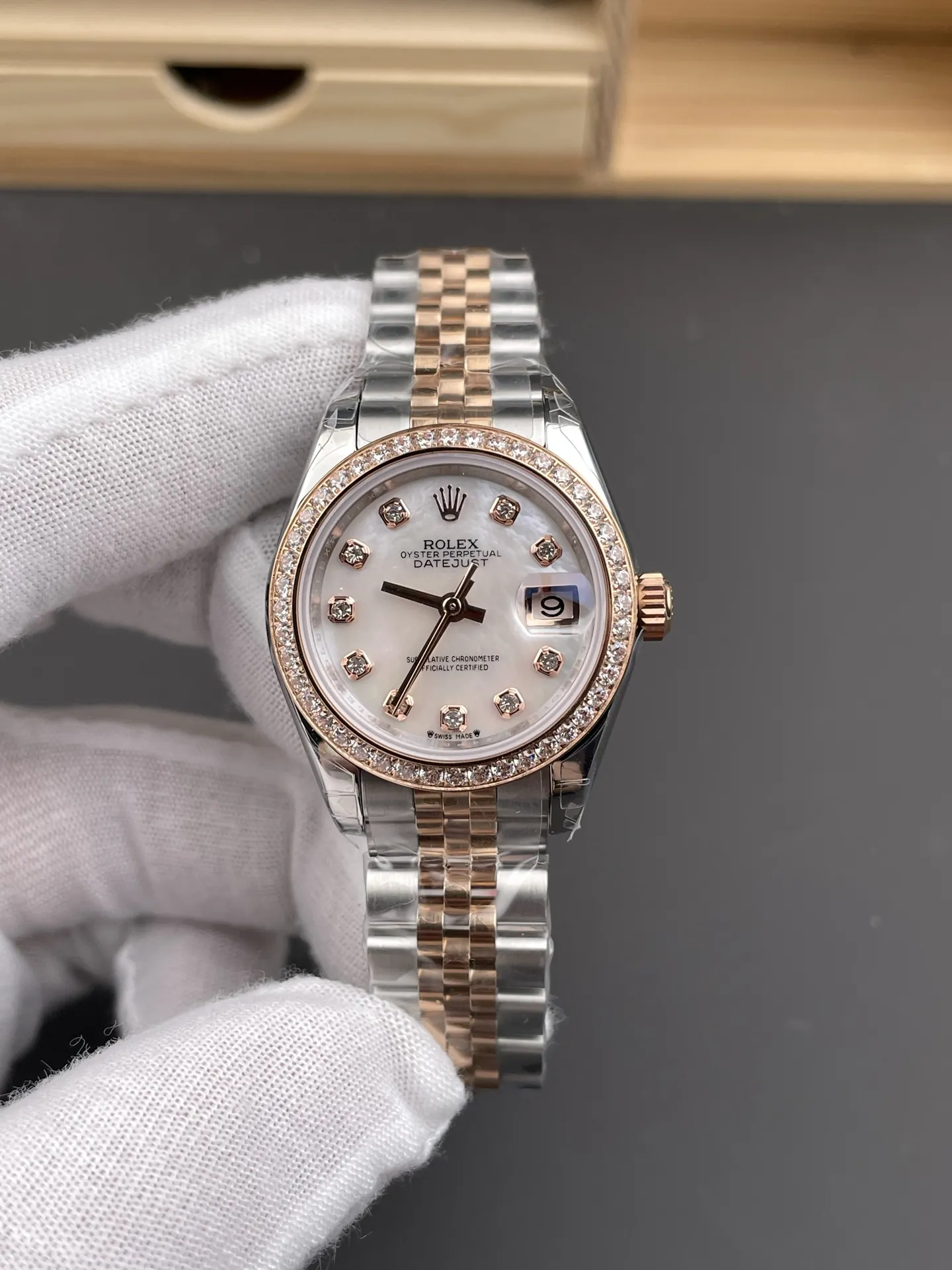Rolex Datejust Rose Gold Ladies 28mm