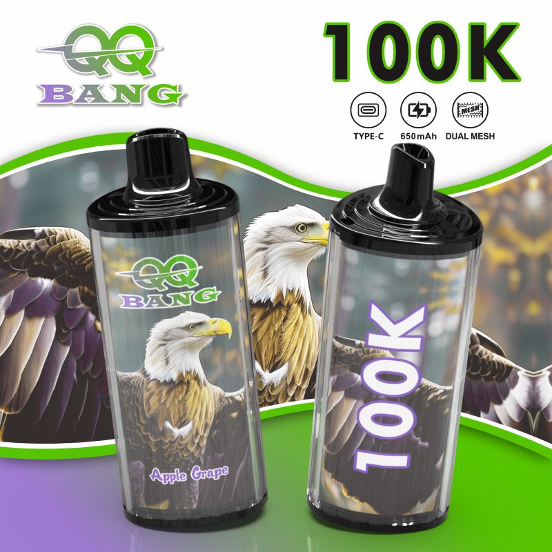 E-papieros Jednorazowy QQ BANG 100K | E-Szisza RGB | Dostawa 48h