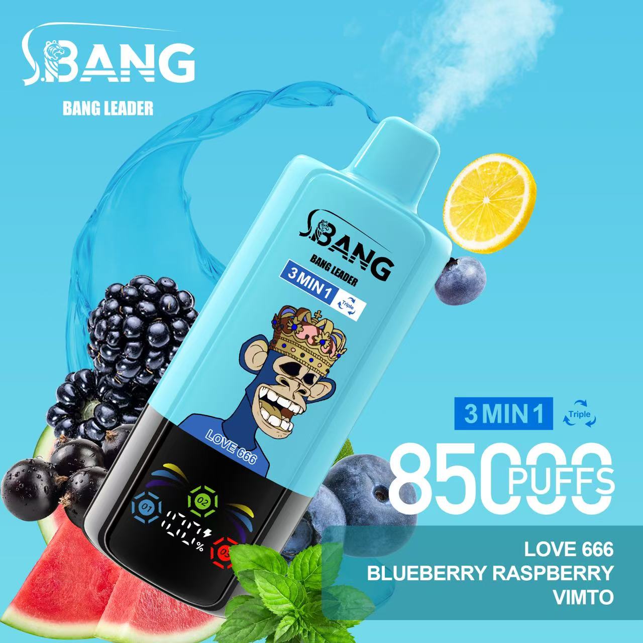 Bang Leader 85k Puffs 3-in-1