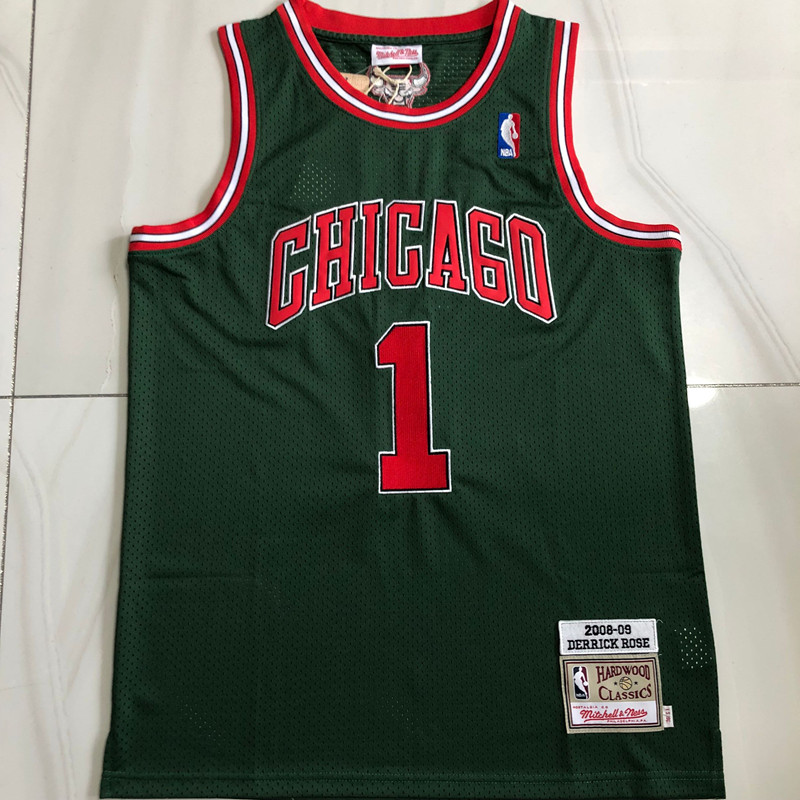 Derrick Rose Chicago Bulls Green 1 MN