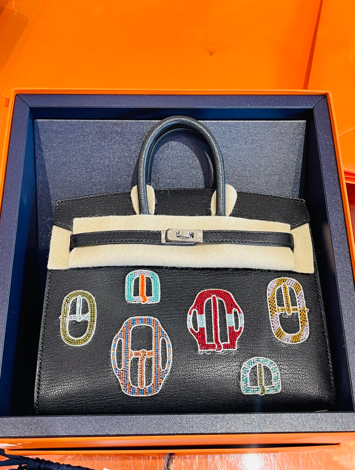 Hermès Birkin 20-25 Badge Bag Goatskin customization