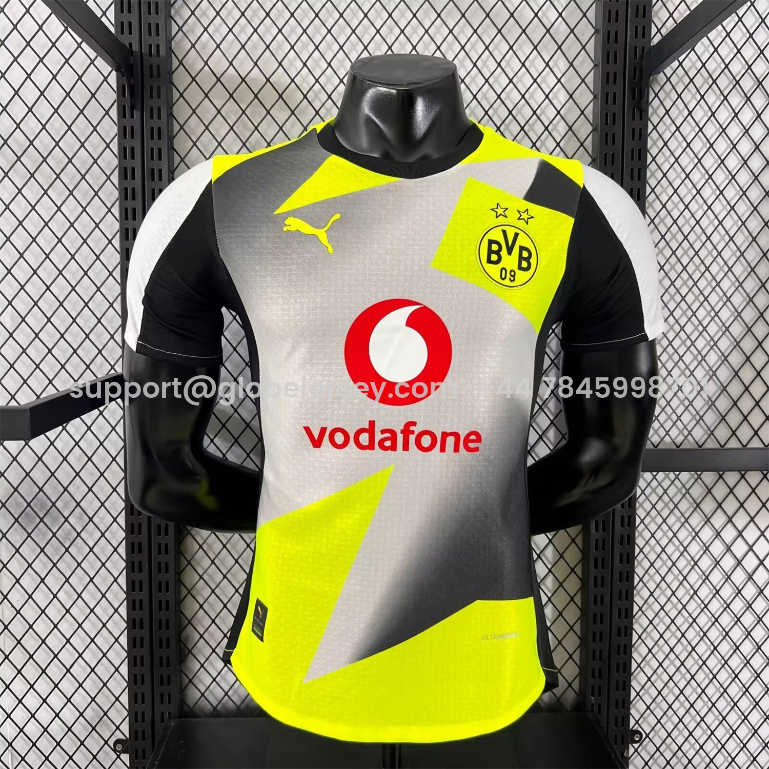 Dortmund 25-26 Away Silver Mist Jersey - Player Version