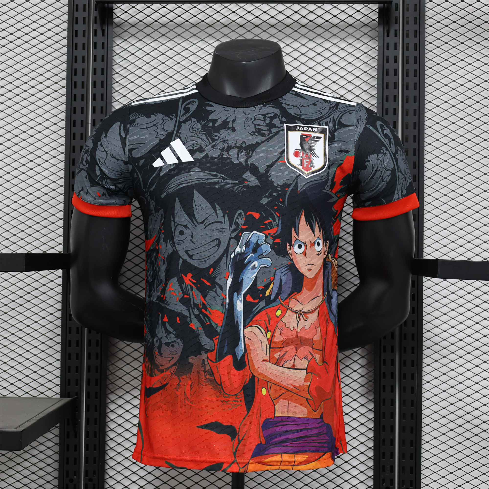 Japan 2024 ONE PIECE Luffy Special Edition Black Jersey - Player Version