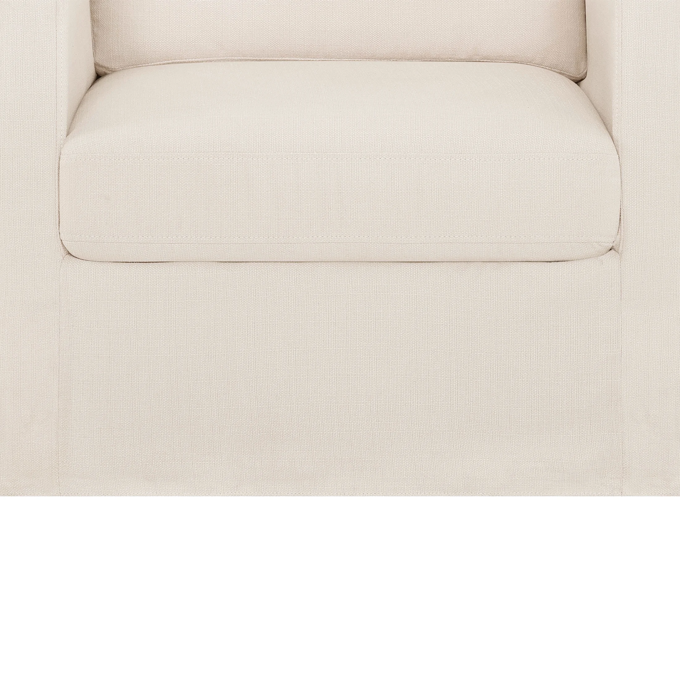 Better Homes & Gardens Waylen Swivel Accent Chair, by Dave & Jenny Marrs, Cream