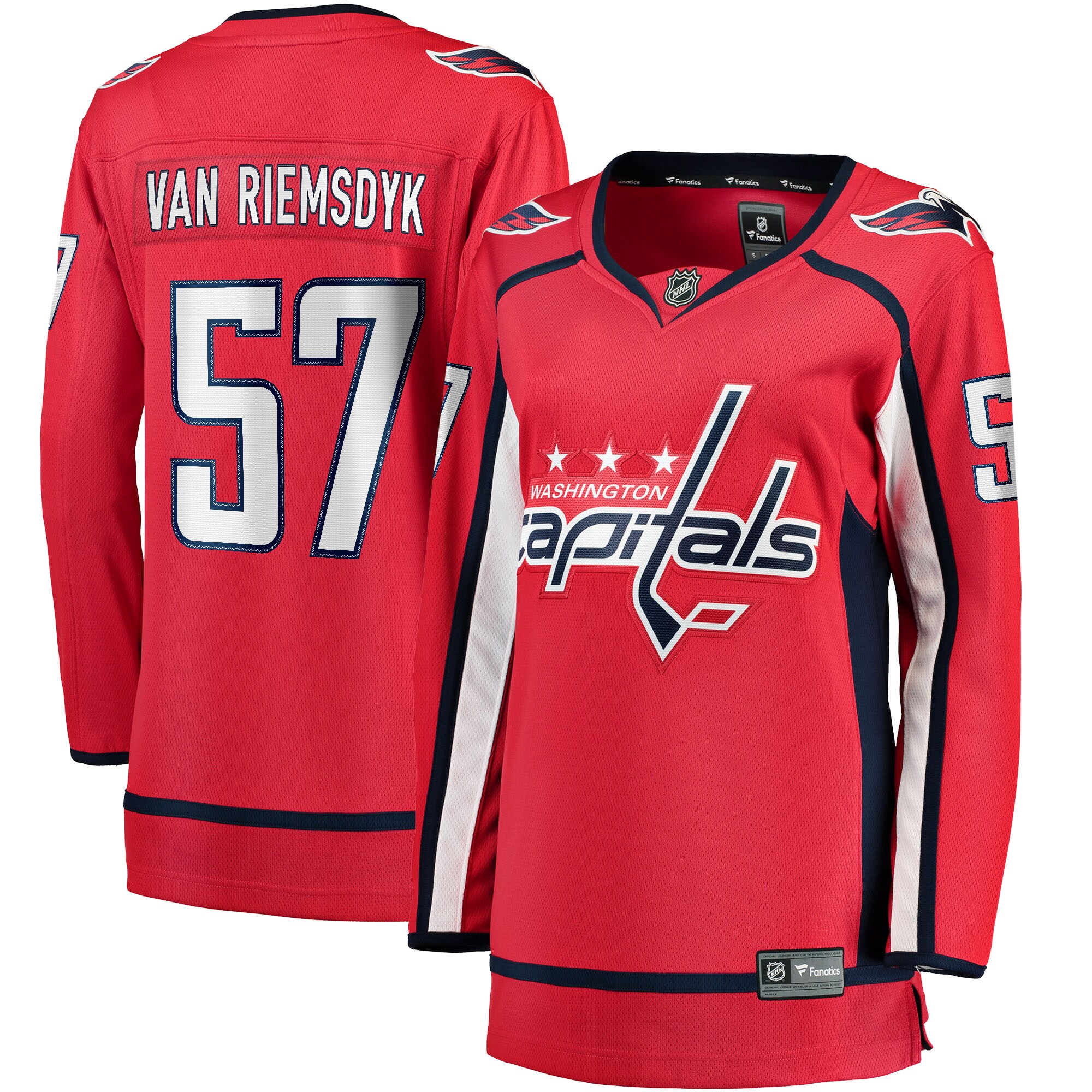 Trevor van Riemsdyk Washington Capitals Fanatics Women’s Home Breakaway Jersey – Red