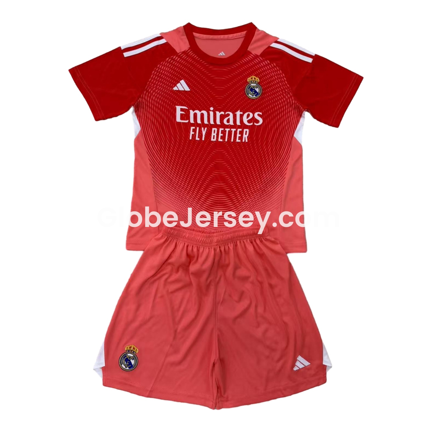 Real Madrid 25-26 Red Goalkeeper Kids Kit