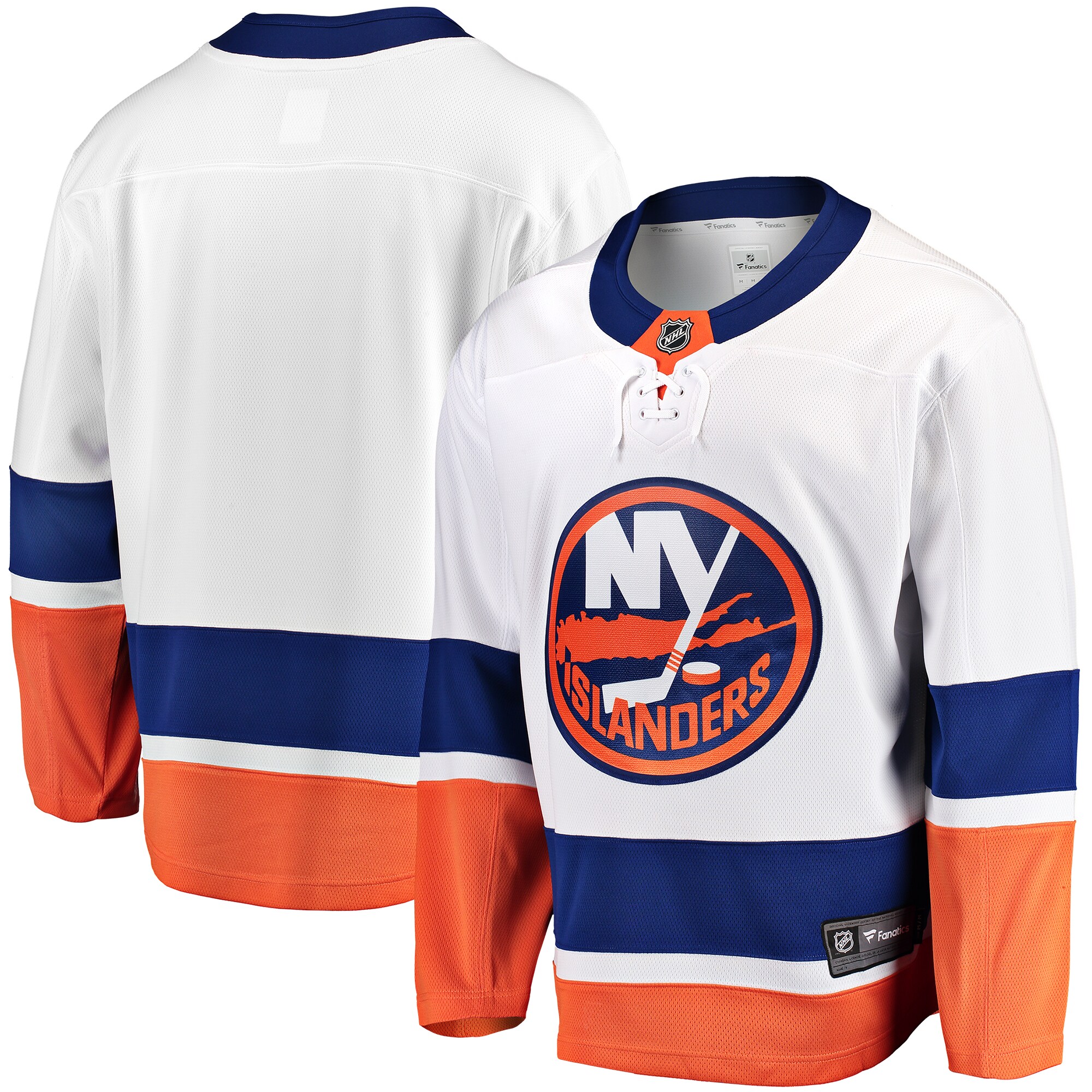 New York Islanders Fanatics Breakaway Away Jersey – White